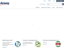 Tablet Screenshot of amway-latvia.com